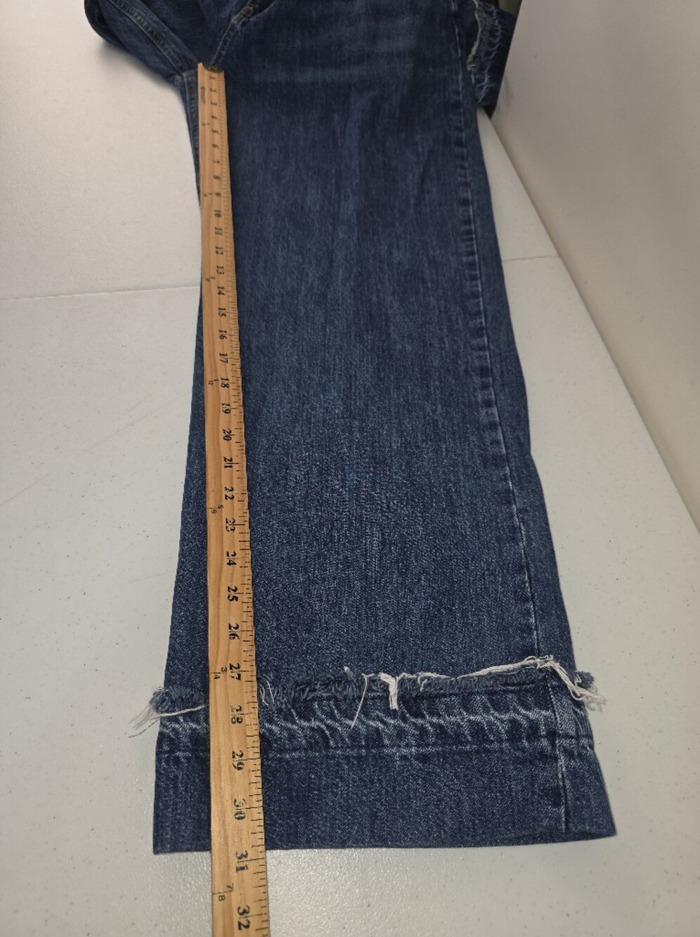 Damson Madder Sylvie Cuffed Jeans Organic Cotton Size 16 Monogrammed Pockets Y2K - Picture 7 of 16